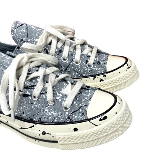 Converse Chuck 70 Sneakers Low Top For Men Black Ash Stone Shoes Canvas A01172C - Picture 9 of 10